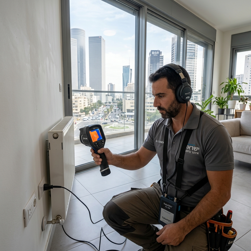 איתור נזילות ברמת גן - תום פישר